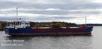 74.94m Cargo Vessel - Self-Discharger Volvo Excavator
