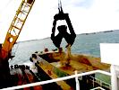 13m3 grab dredger & crane