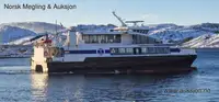 Ro-Ro combi passenger cargo catamaran in daily use 31.12.23