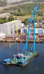 CM1038 SELF-PROPELLED SHEERLEG FLOATING CRANE 100 TLC/1962 DUTCH BUILT FOR SALE